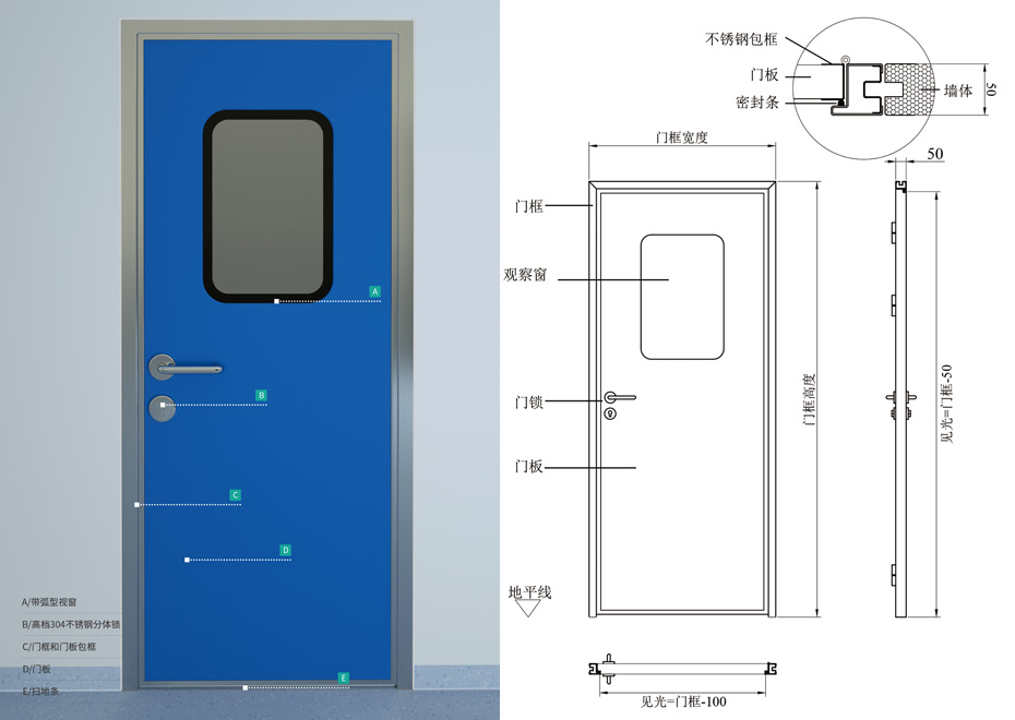 洁净室钢制门定制哪家品质有保障？